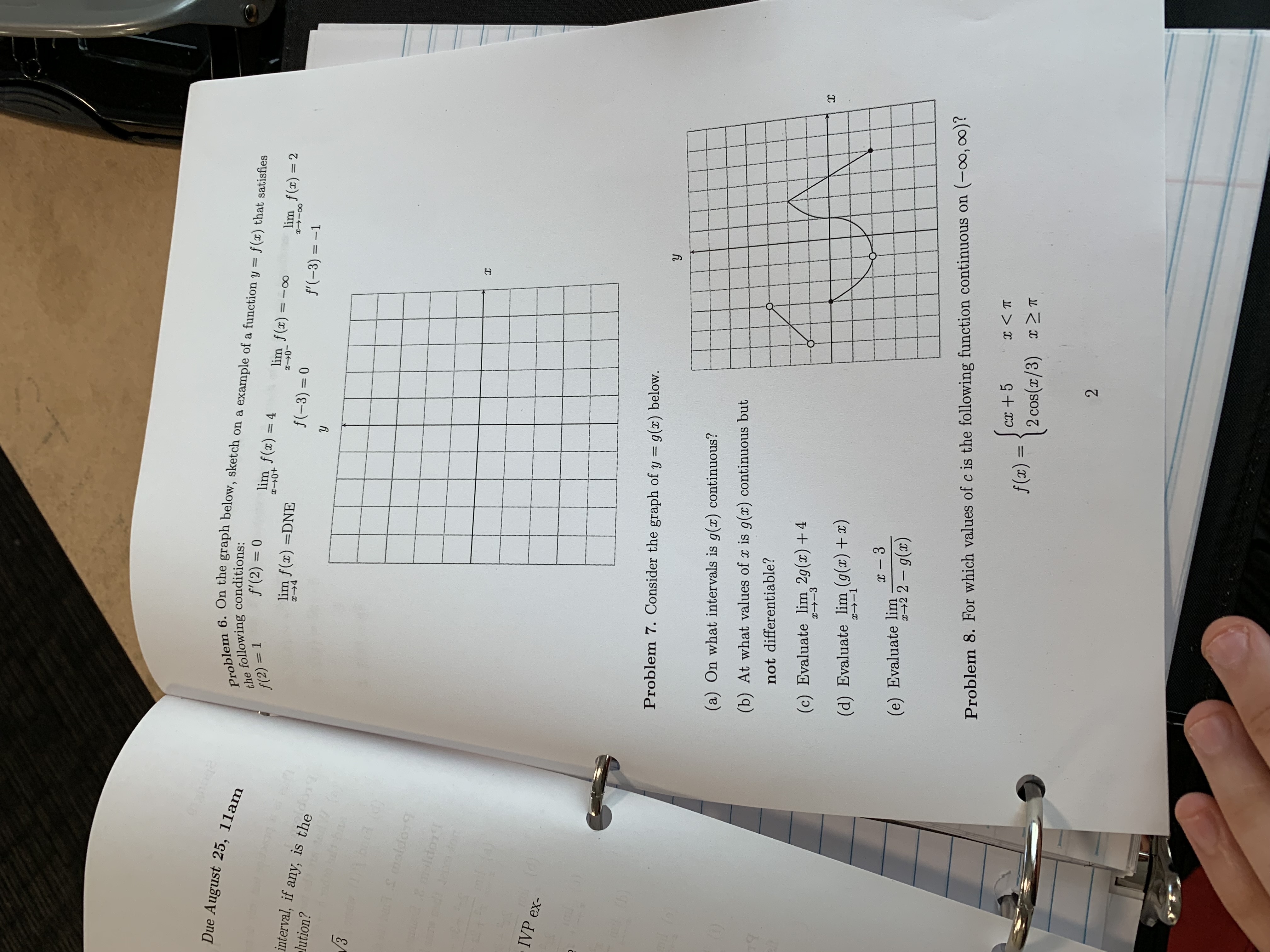 (a) What are the two possible definitions for f'(a) (hint: both are