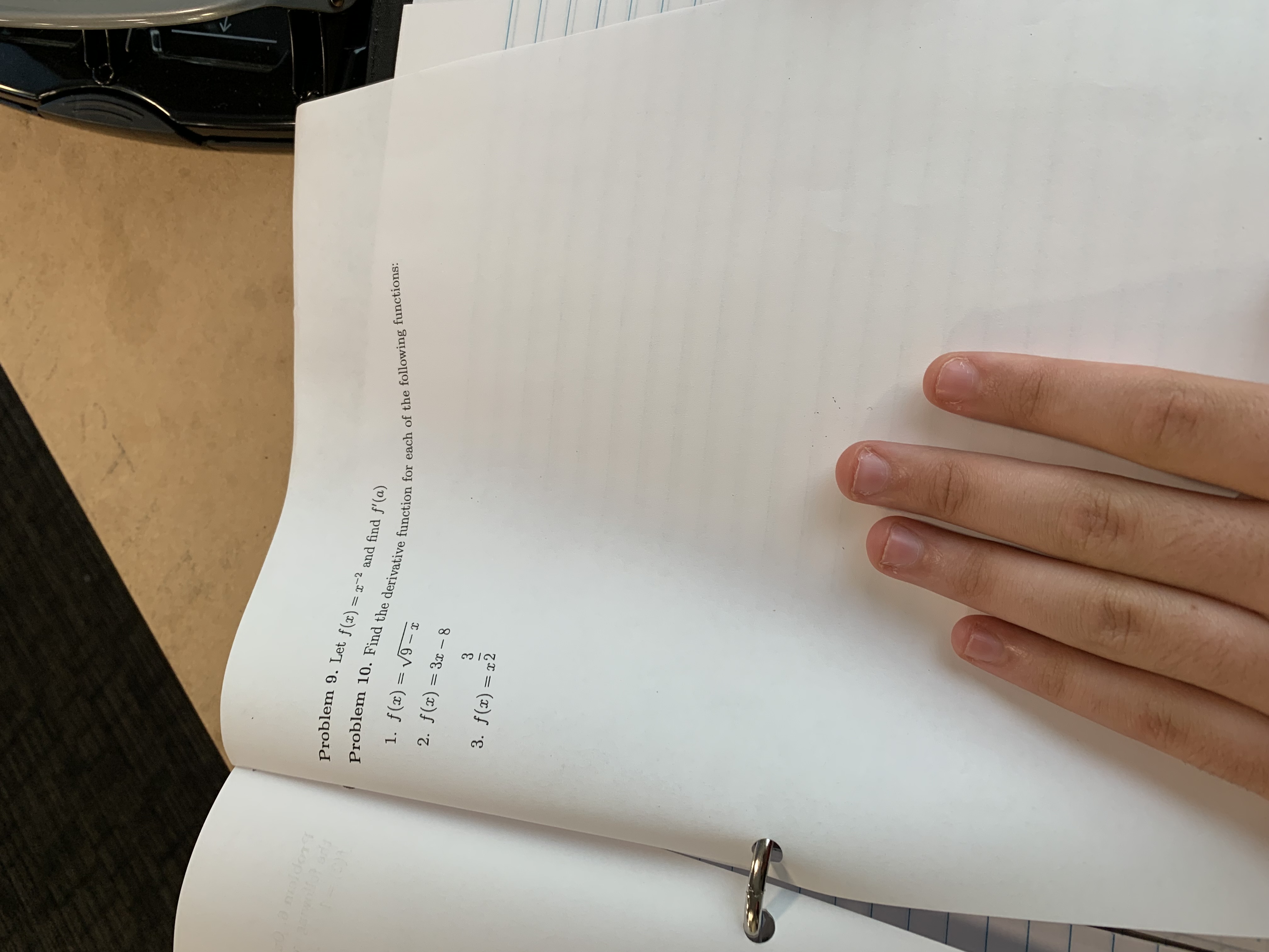 limits, one uses x - a and the other h - 0)?