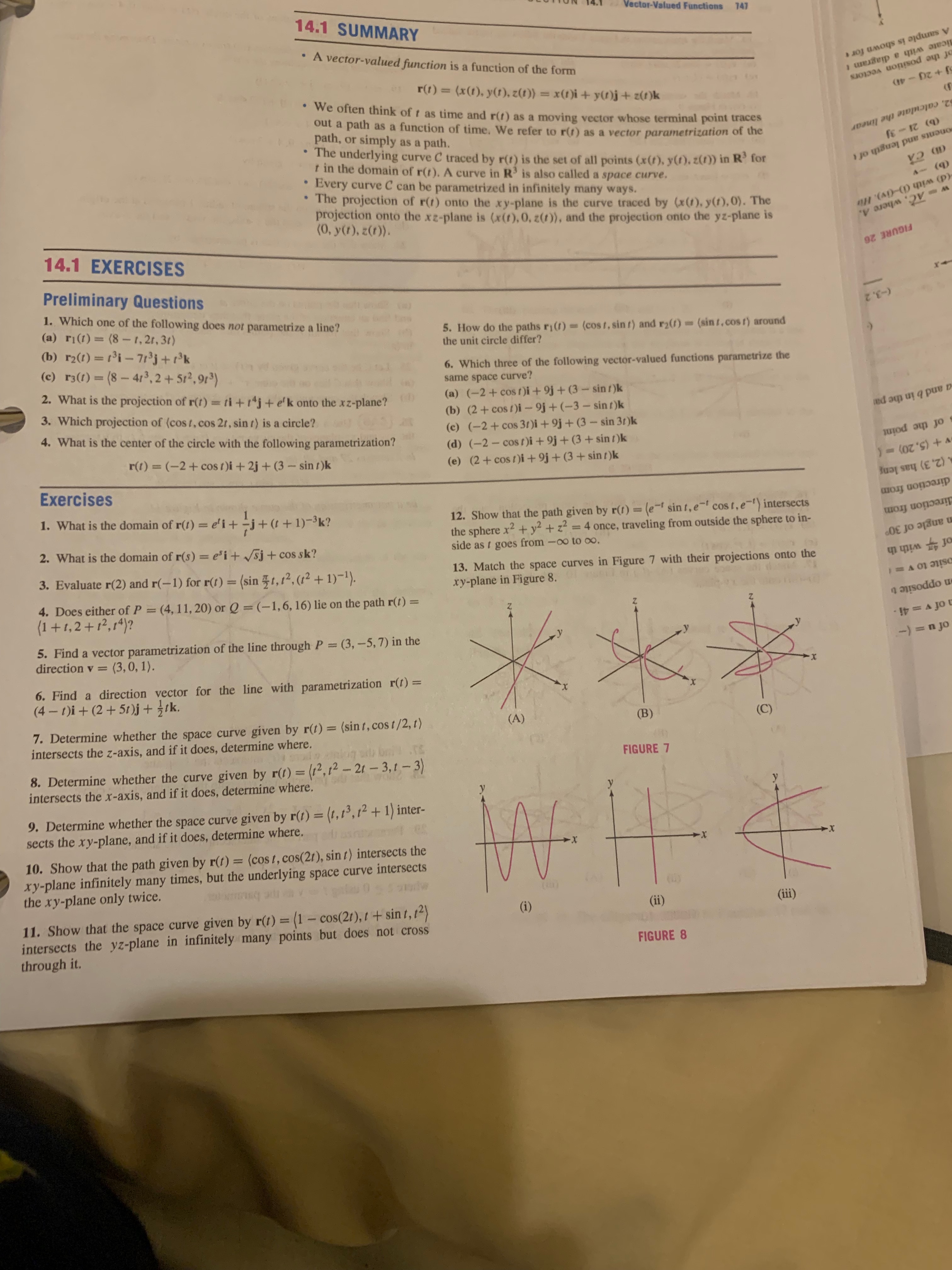 vectors r ( t ) = (x (1 ) . y (1),