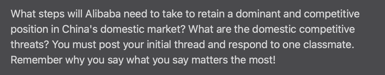  Answer this question in detail. What steps will Alibaba need to