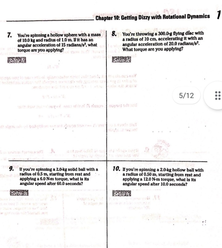 and in terms of angular momentum and rotational kinetic energy. What's the