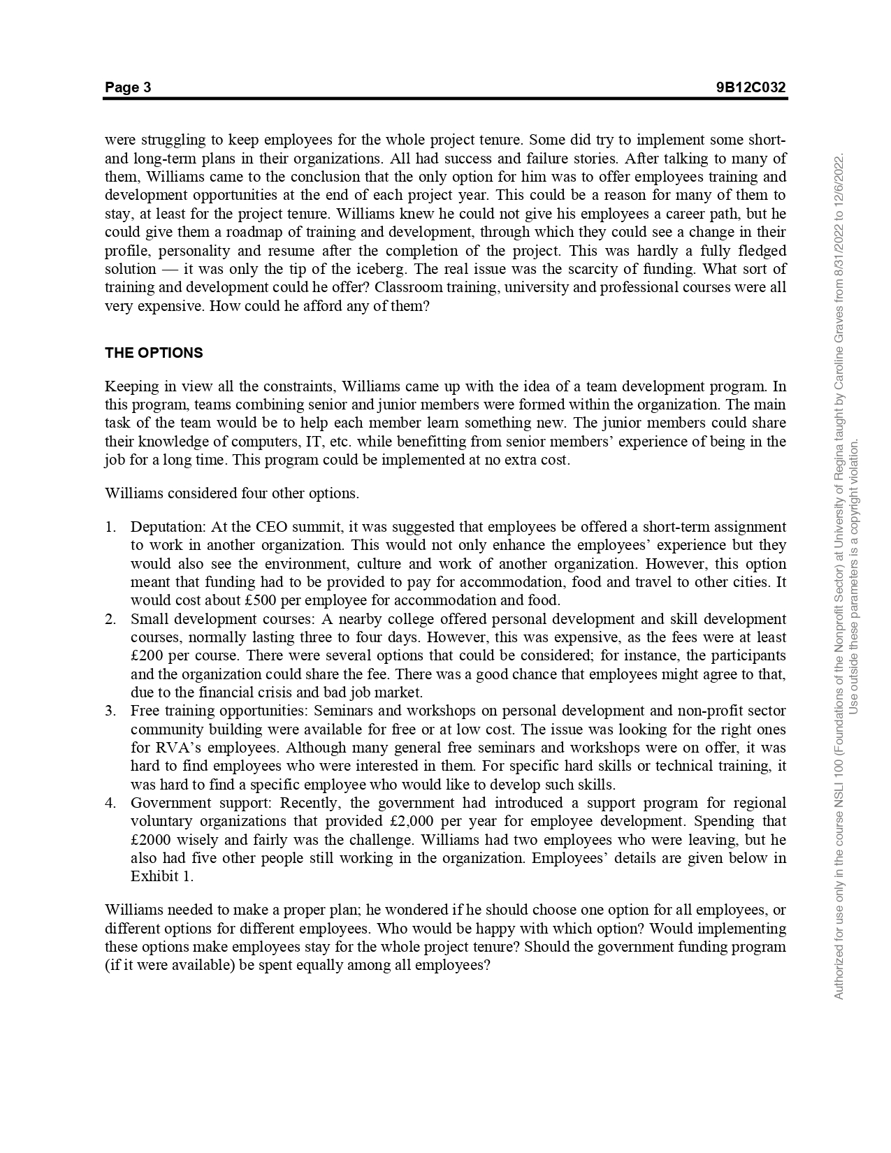 the topics topics that will be addressed in throughout the assigment.1. The