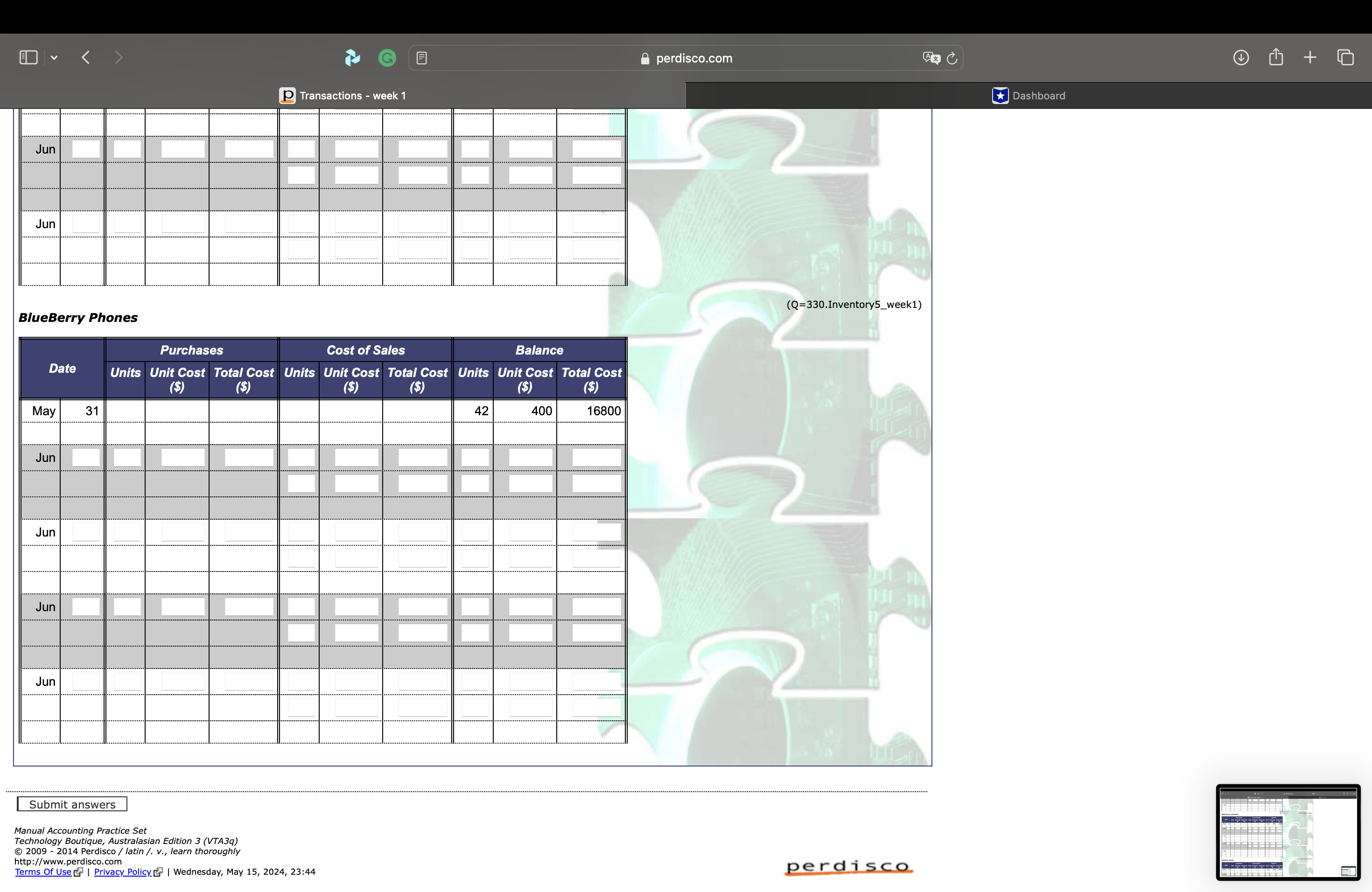 will record the remaining June transactions in the following sections of this