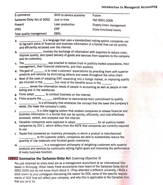 it fulfills: planning, directing, controlling, or decision making. Some activities may fulfill