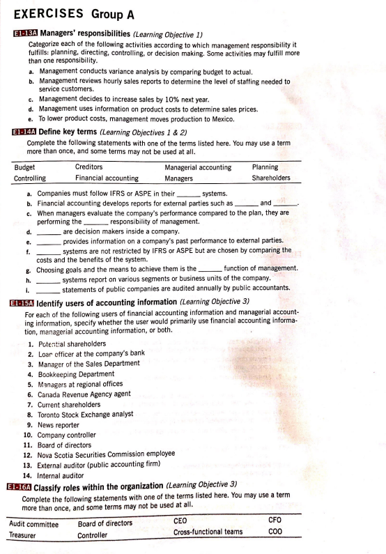 more than one responsibility. a. Management conducts variance analysis by comparing budget