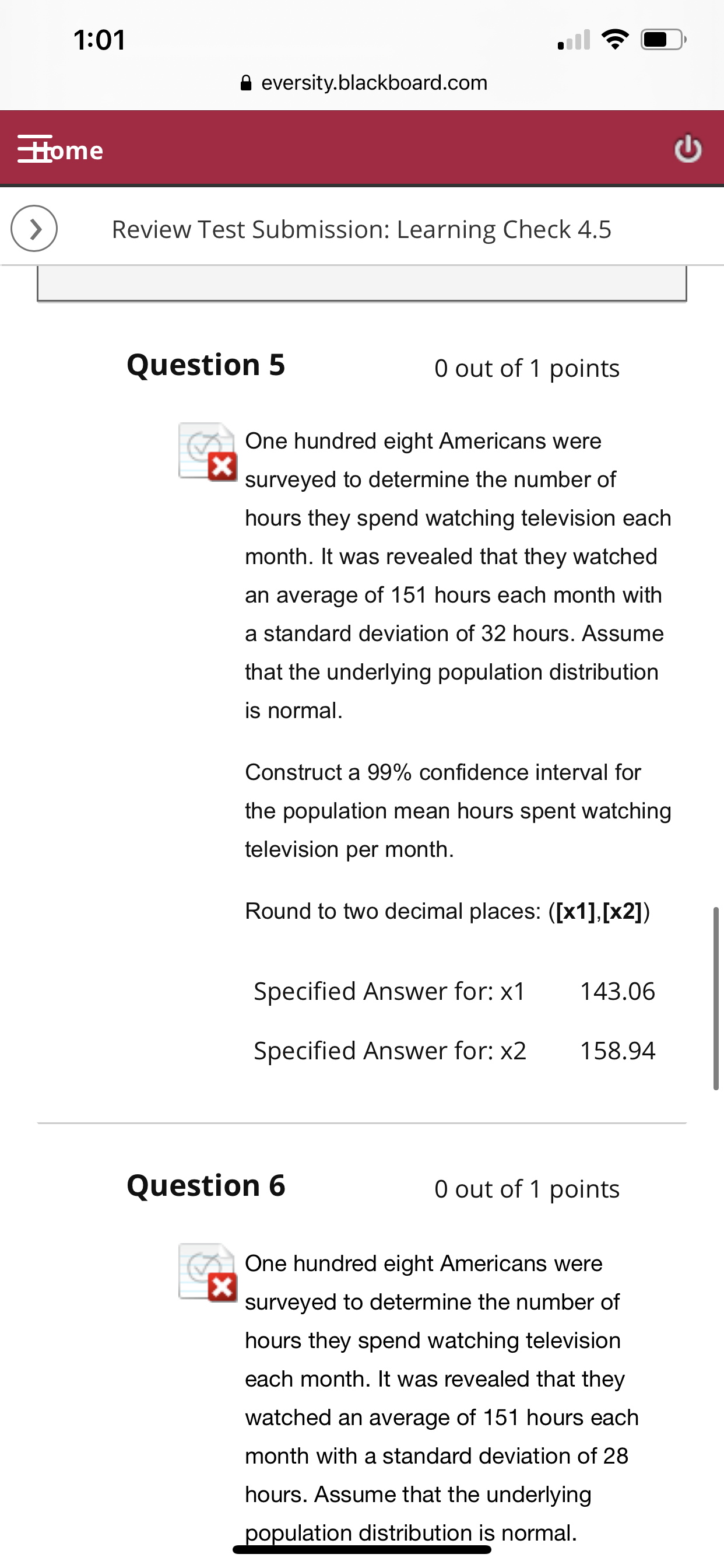 to 4 places, then round answer to 2 places at the end.