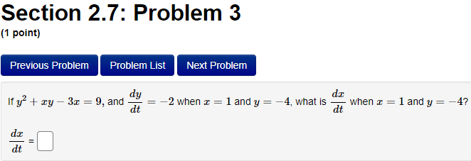 by commas.) Problem 25 V t = Problem 26 3 Problem 27