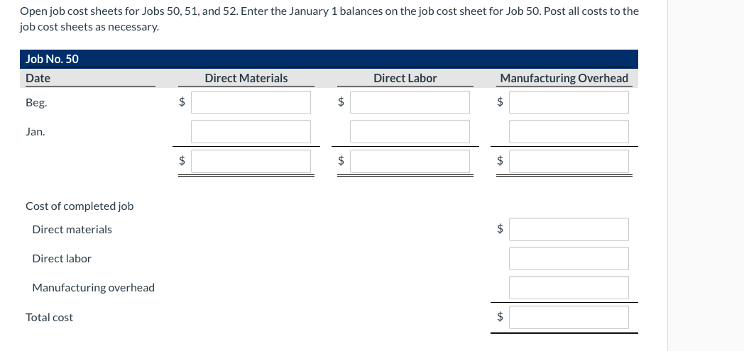 Numbers, I'm lost Current Attempt In Progress Sheridan Company uses a job