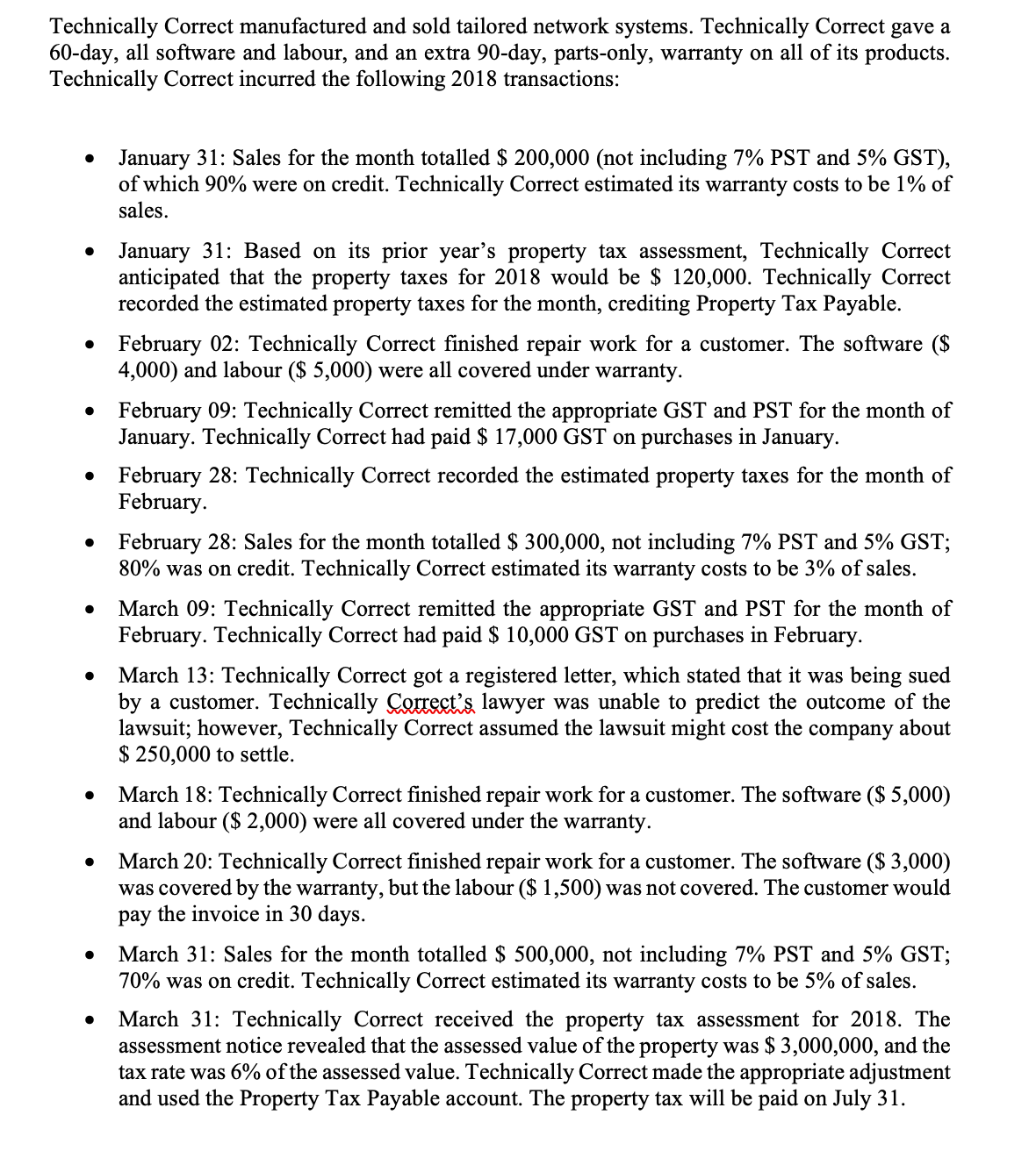 Technically Correct manufactured and sold tailored network systems. Technically Correct gave