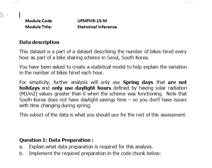  Module Code UFMFH R15M Ma du le Title: Stet ist ieel