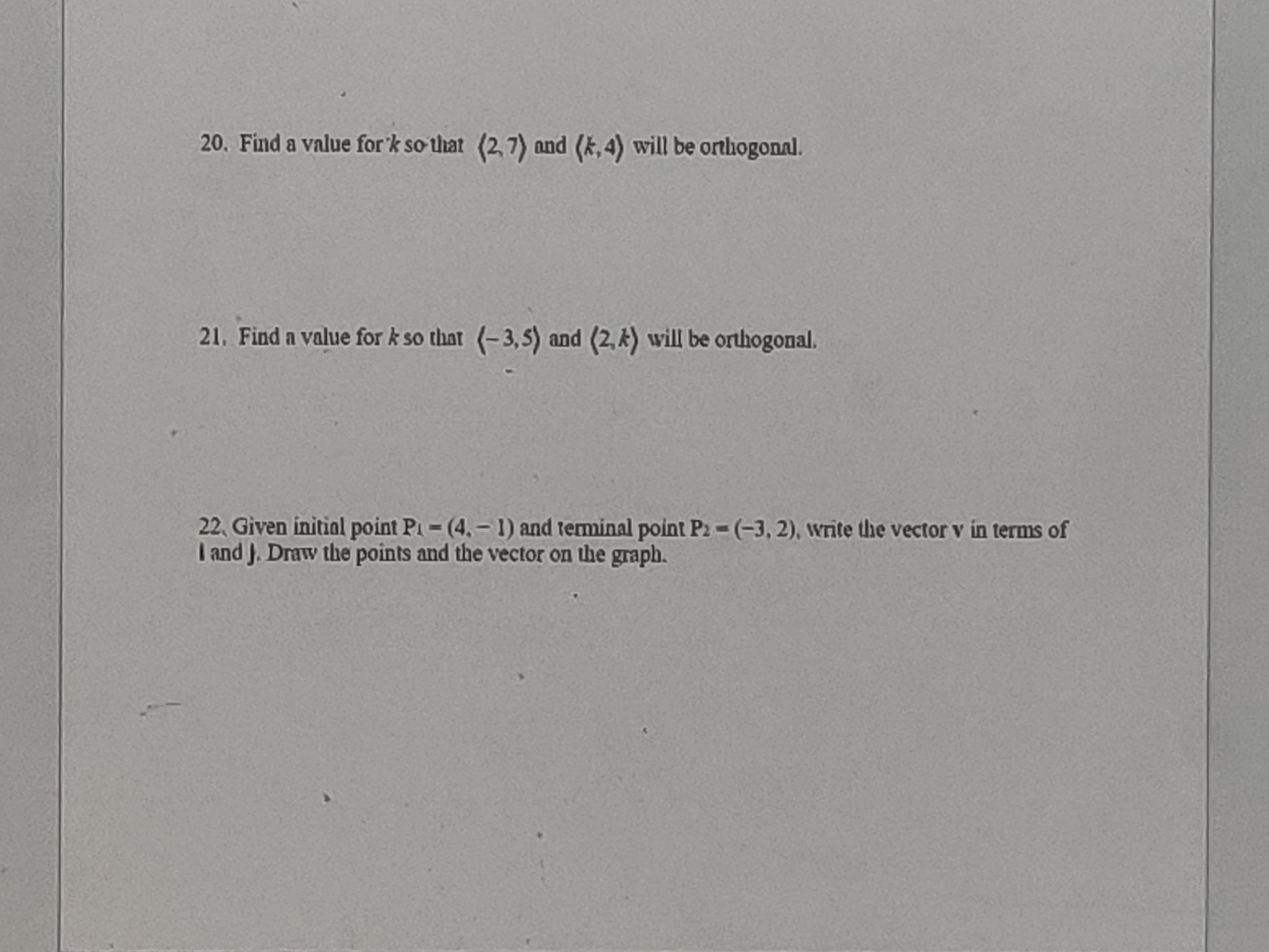 2.236, Direction: 153.4350. (2, 1). 8. Magnitude: 5.385, Direction: 291.8010. 25727) 9.