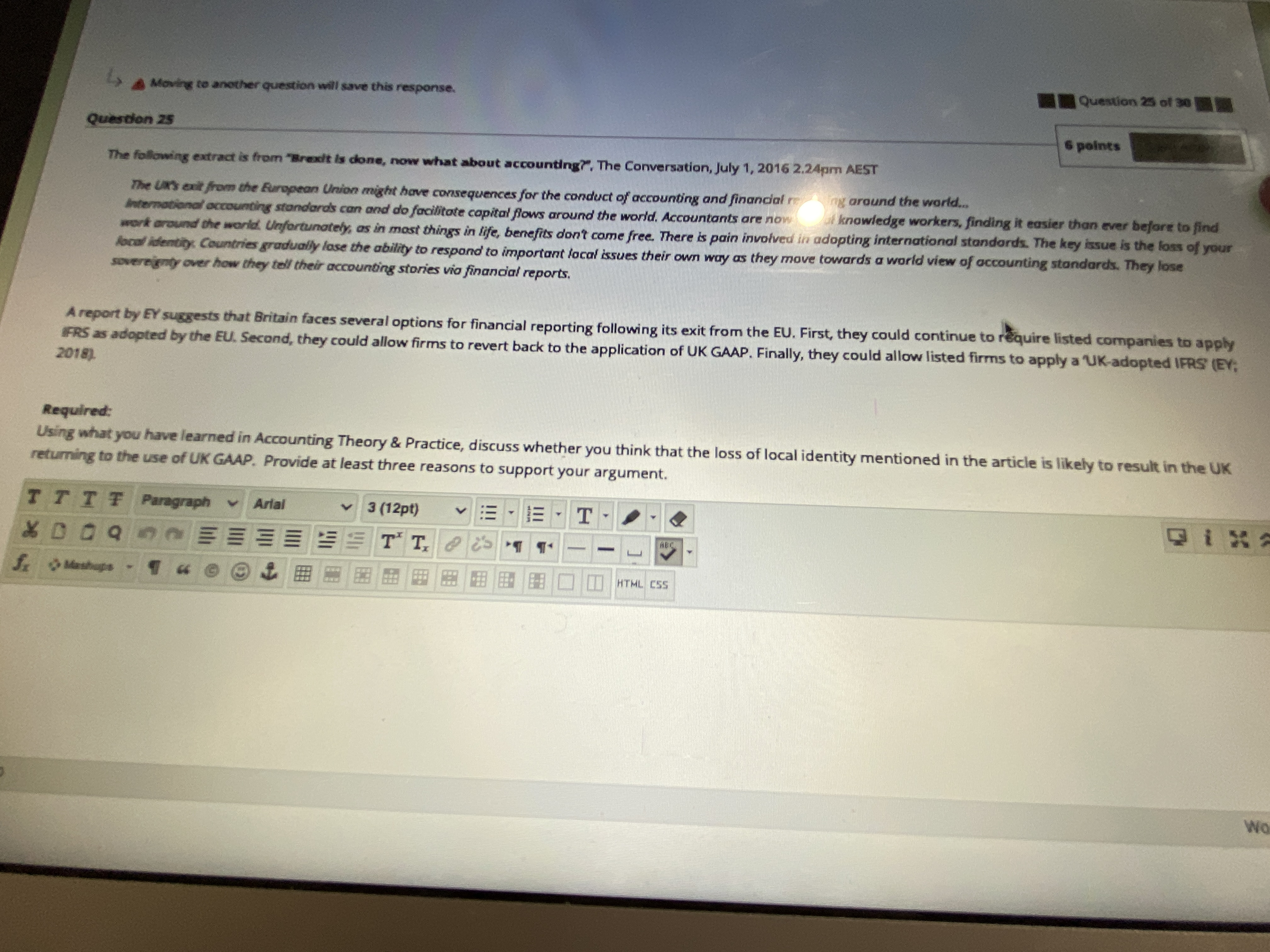  Pls assist thank u >Moving to another question will save this