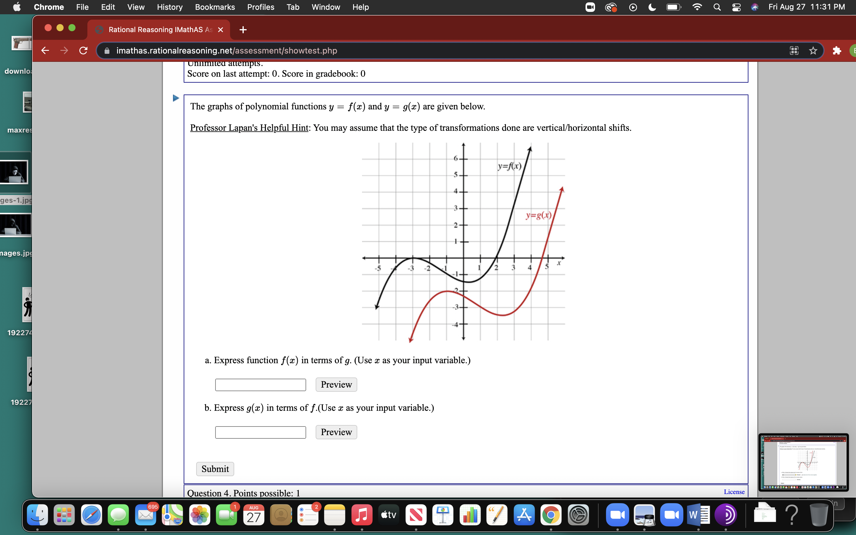 8 * Fri Aug 27 11:31 PM 5 Rational Reasoning IMathAS As