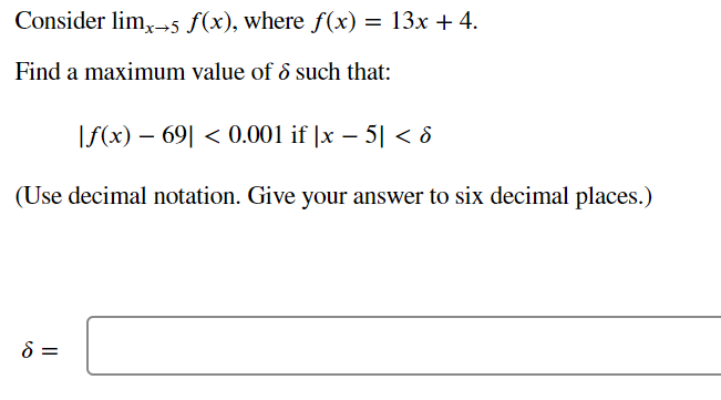 L| M X-+00 O lim f(x) = L if, for any e