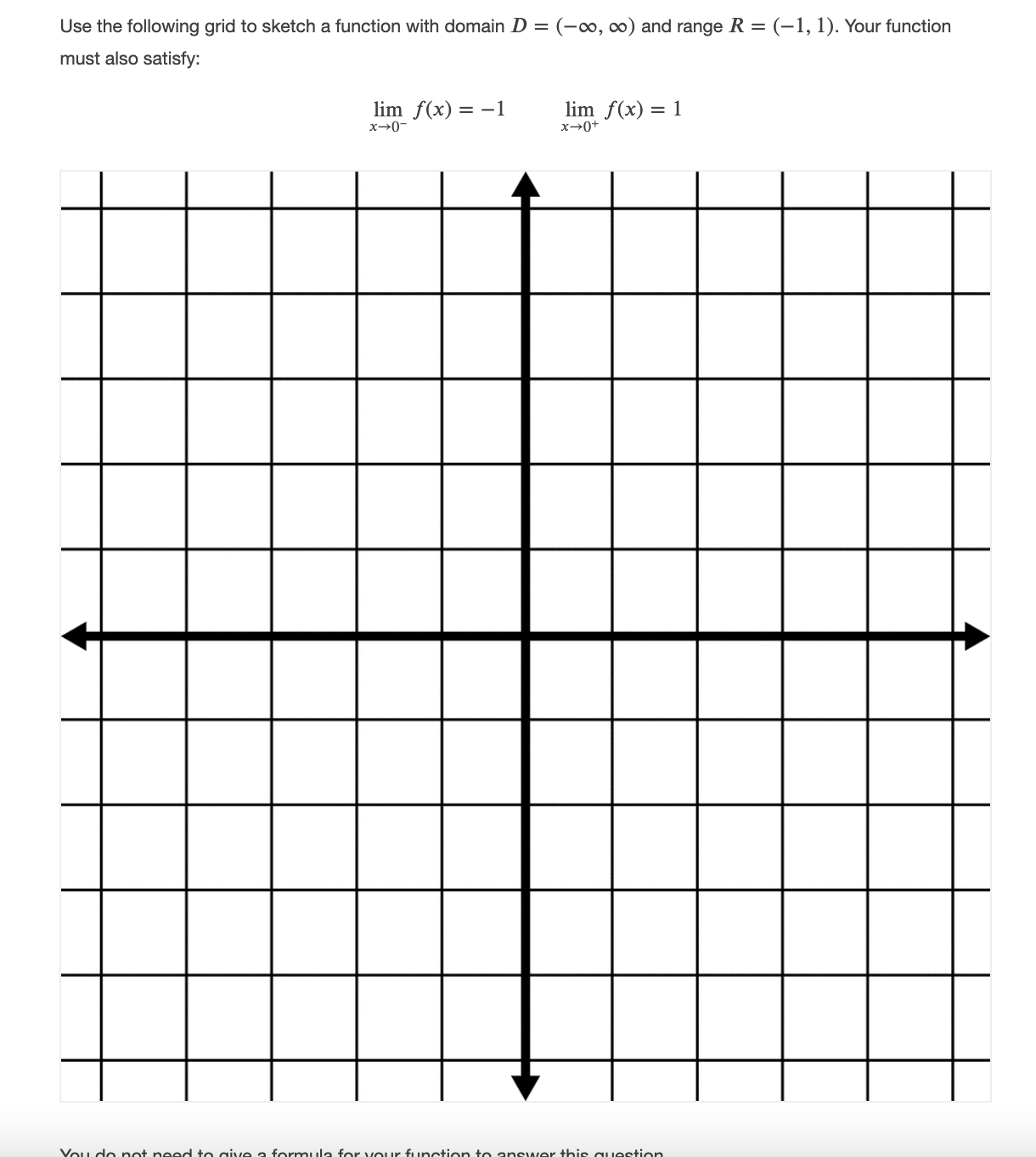 shown in the graph below. a) For this part, no explanation is