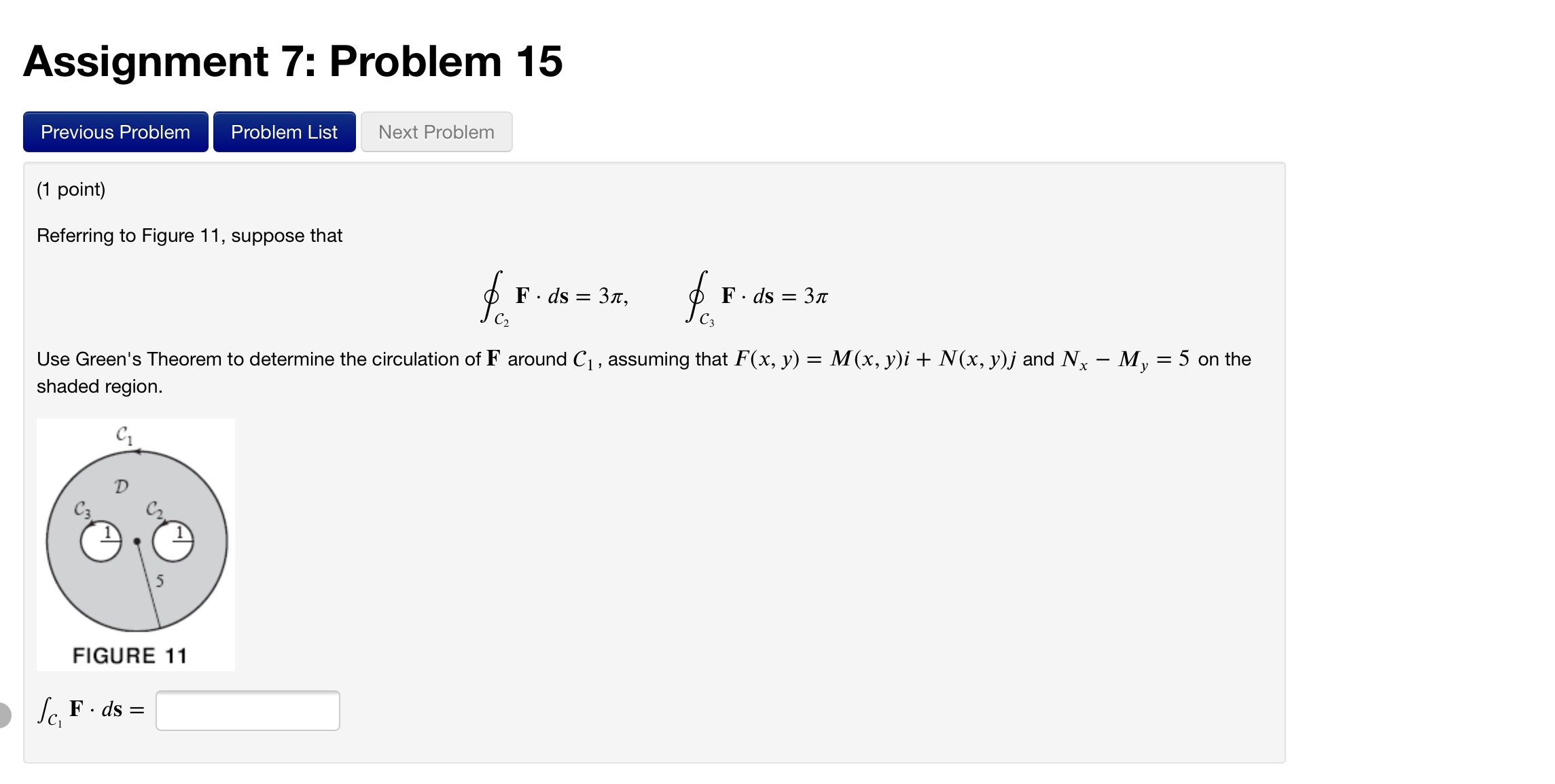 = (0, 3) B A I =Assignment 7: Problem 15 Previous Problem