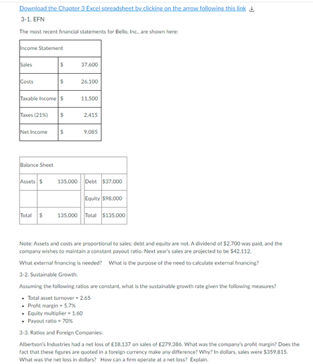 "Solver Add-In." 35 36 Chapter 3 #1 #2 #3 (+Chapter 3 Question