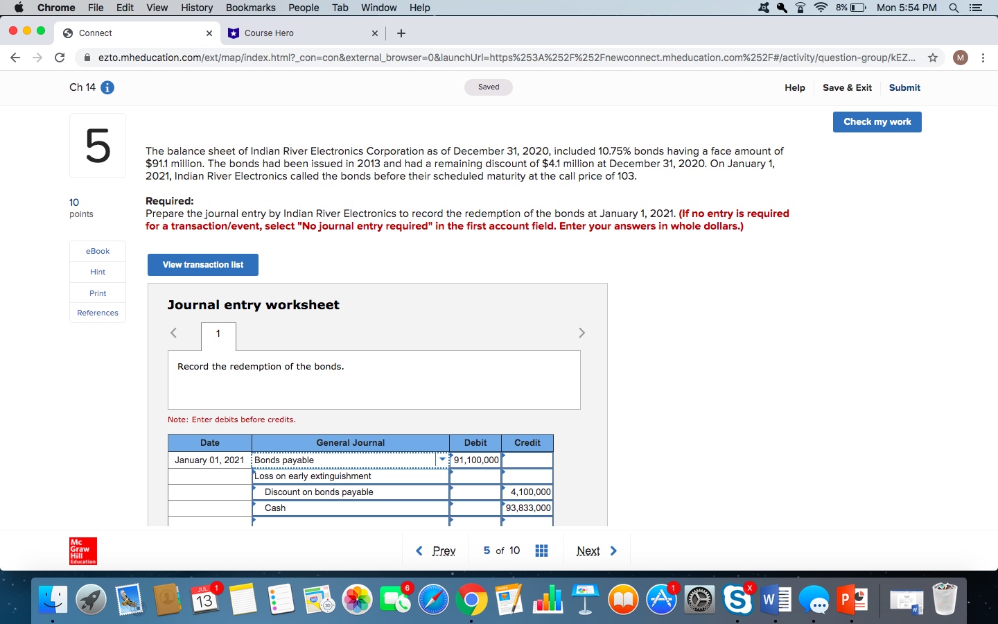 Chrome File Edit View History Bookmarks People Tab Window Help 8% Mon