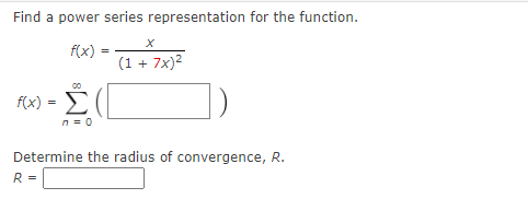 if\") = Z ( E ) Determine the radius of convergence, R