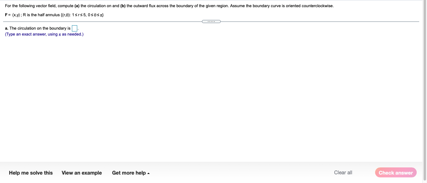 may you answer both please :) For the following vector field,