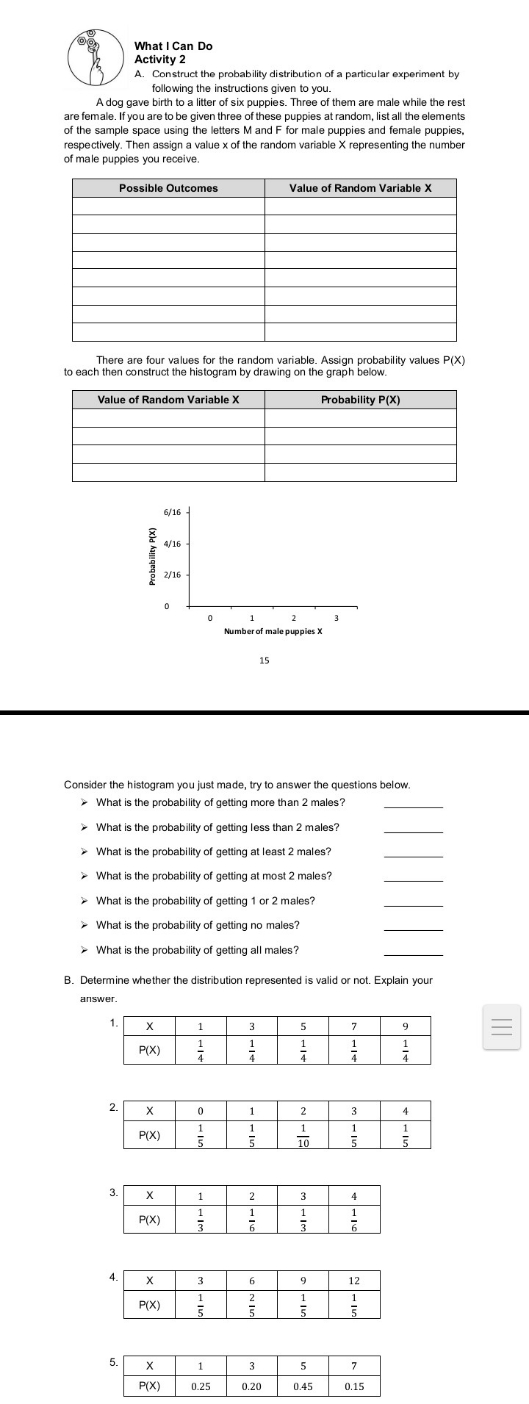  help me What I Can Do Activity 2 A. Construct the