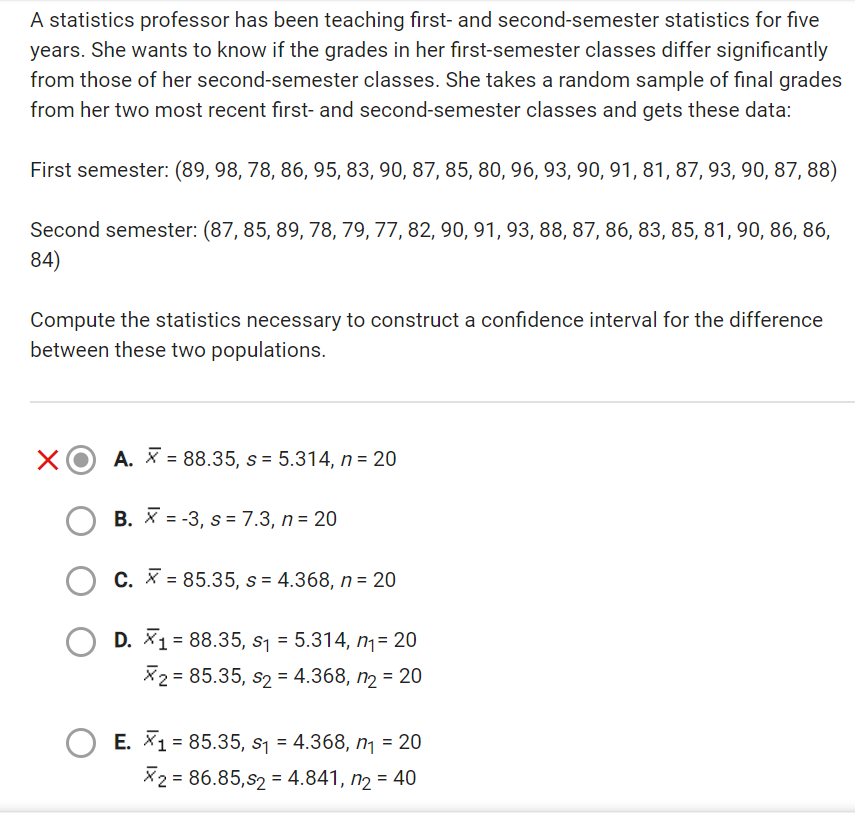 O C. Conservative: 26; pooled: 51 X G) D. Conservative: 24; pooled: