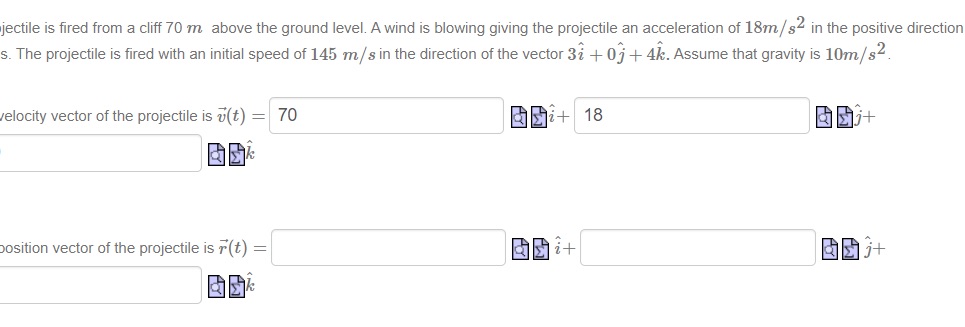 I couldn't solve this question. jectile is fired from a cliff