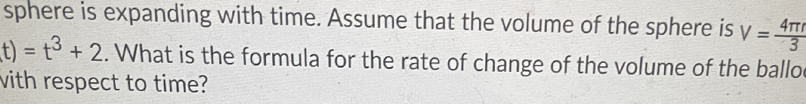 = t2 + 2. What is the formula for the rate of