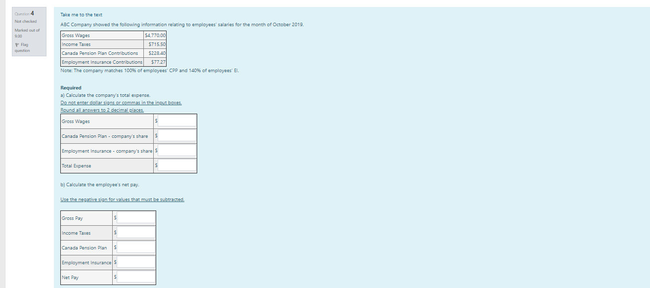 PLEASE HELP ME SOLVE THESE 4 PAYROLL PROBLEMS, I have type