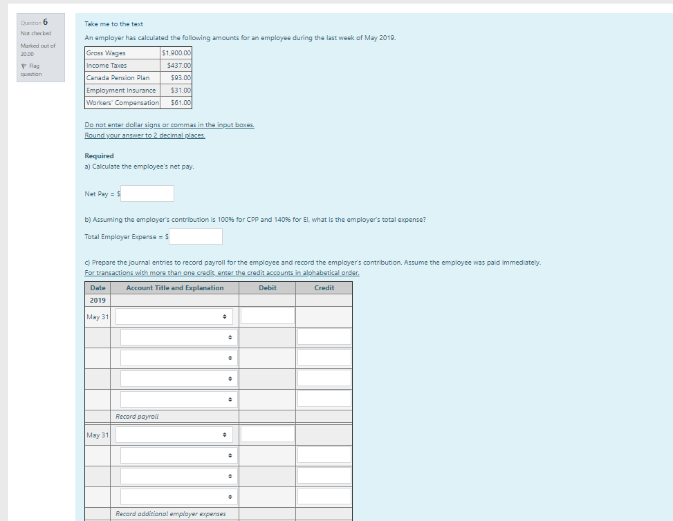 160-161 Question 4 Take me to the text Not checked ABC Company
