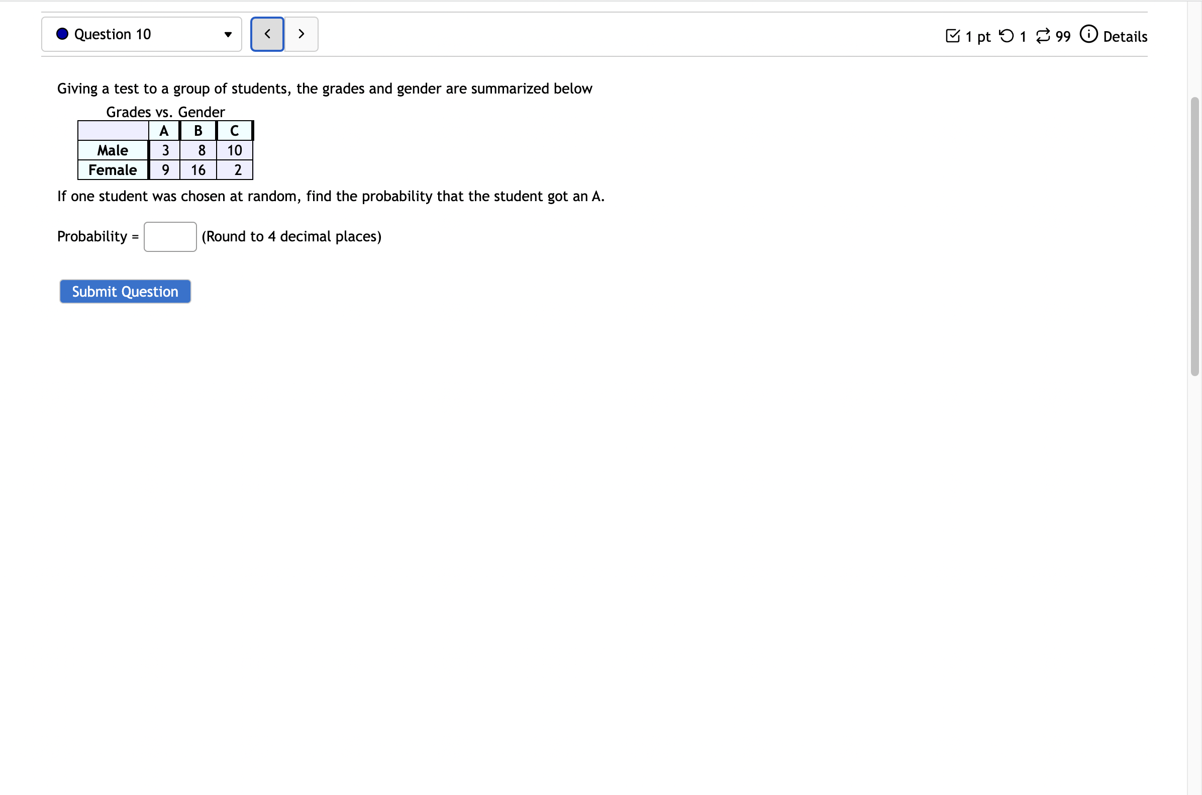 a patient from the center is randomly selected, find the probability that