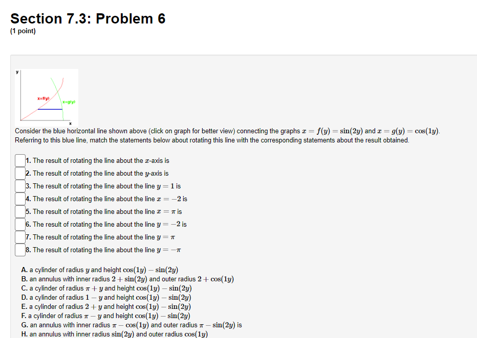 y = 0, x = 0, and a = 1 about the