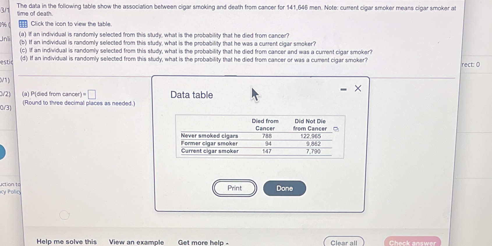  Need to compute the answer for A, B, C and D