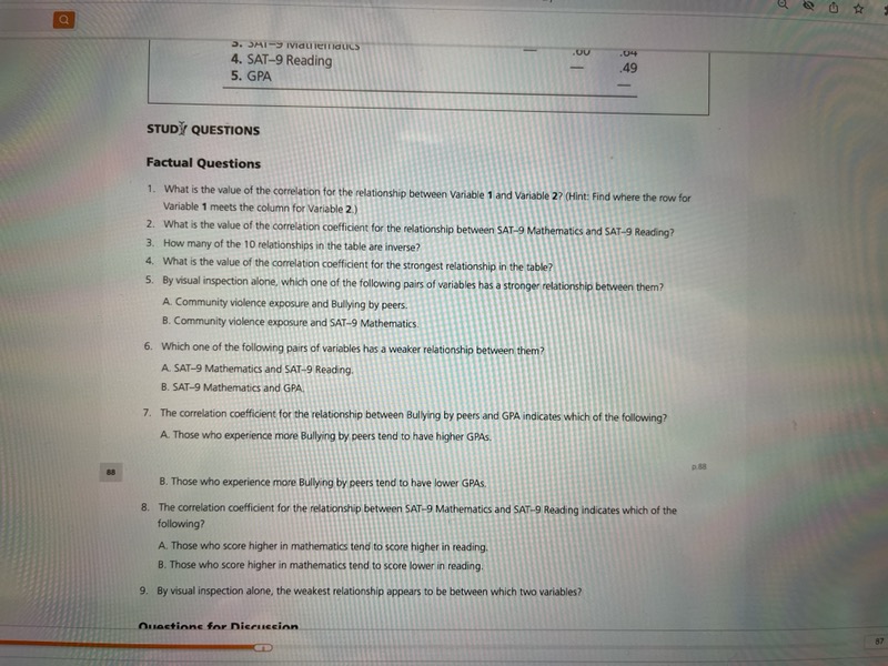 correlations-a term often used by researchers. The prefix bi- means two. Hence,