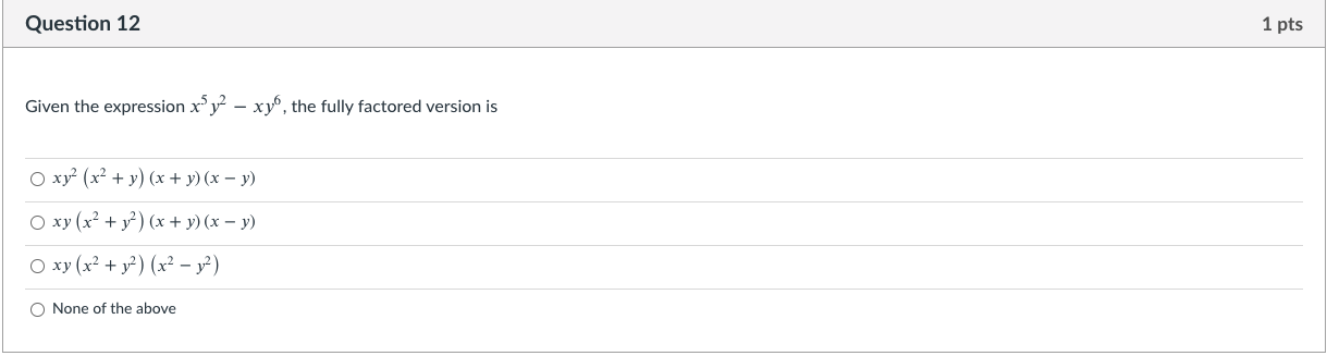 O x=0 O x=4 O No solutionQuestion 10 2 pts 2x+15 13