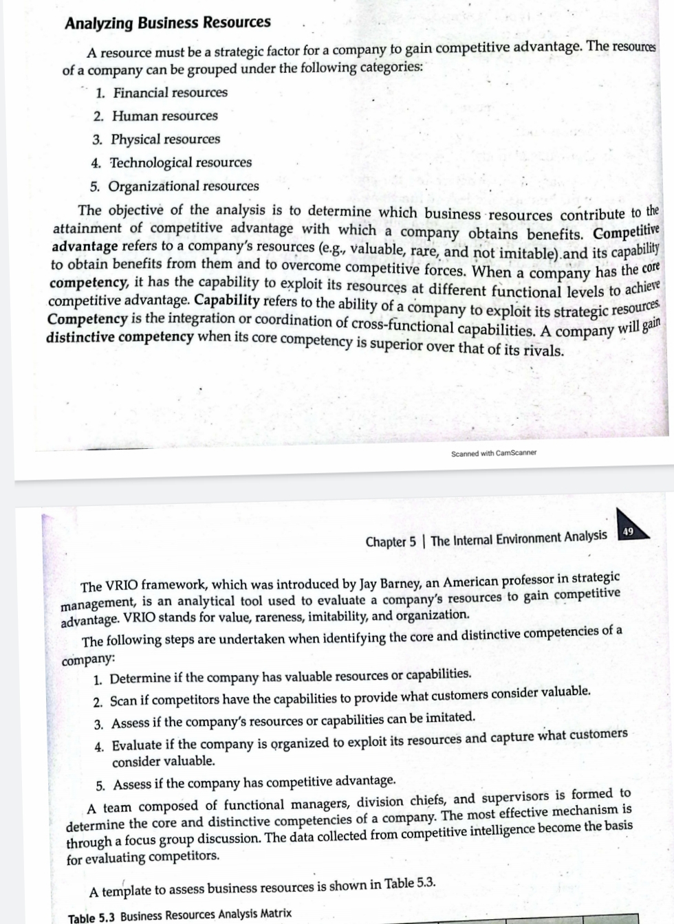  1. How do you differentiate core competency from distinctive competency? Analyzing