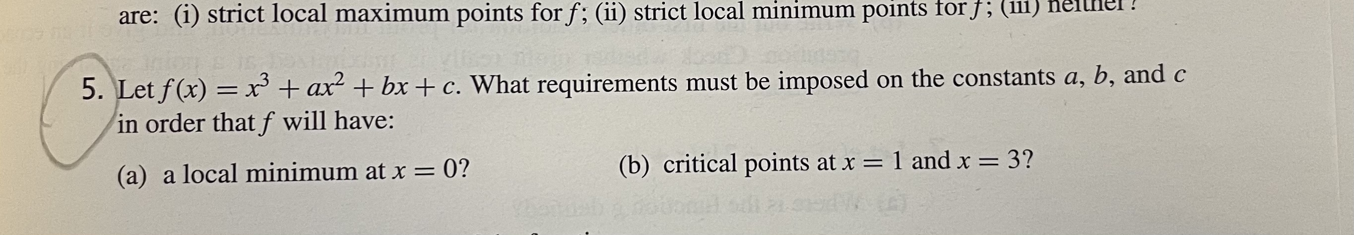difficulties solving it are: (i) strict local maximum points for f; (ii)