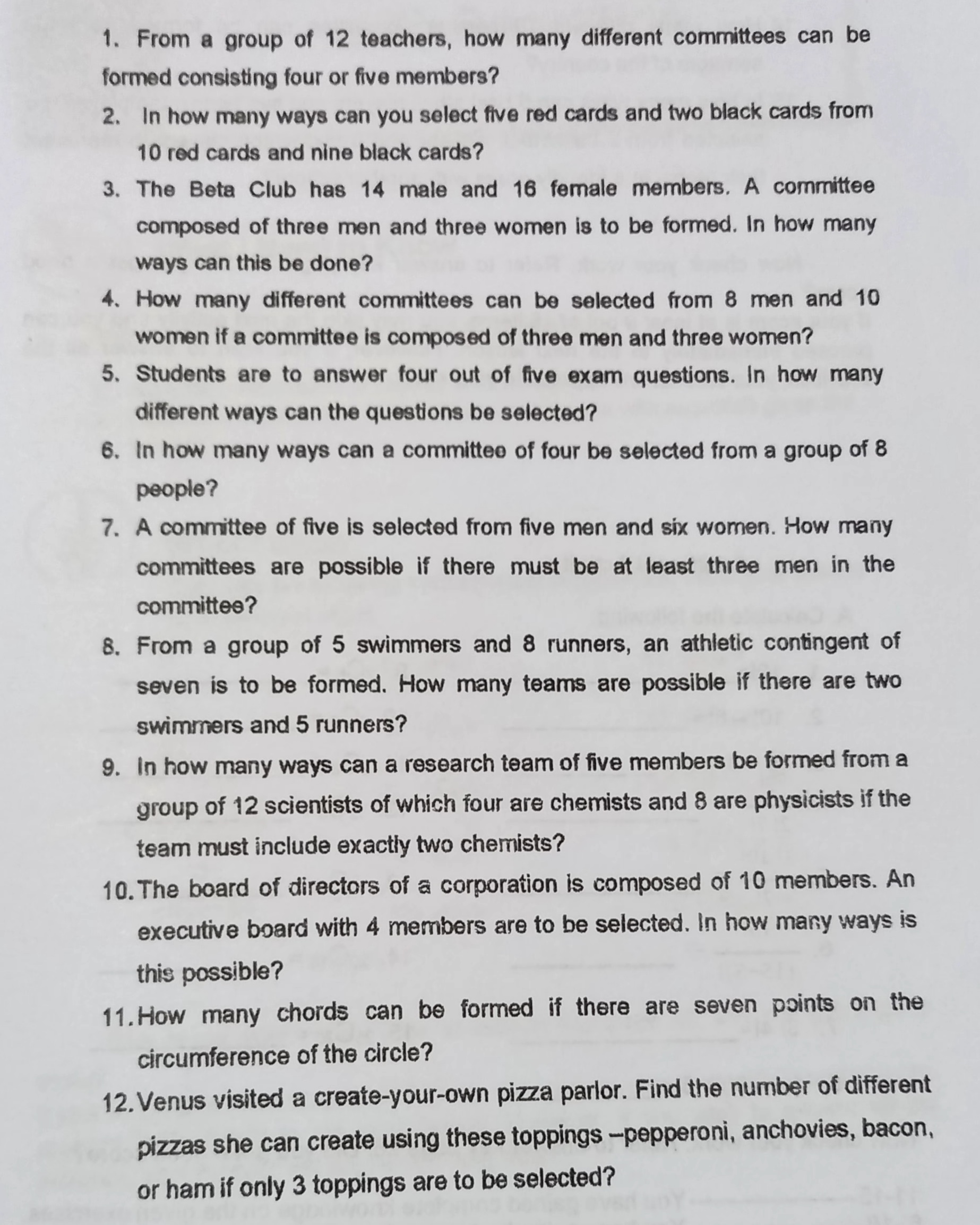  Hi tutor please help me answer this 1. From a group