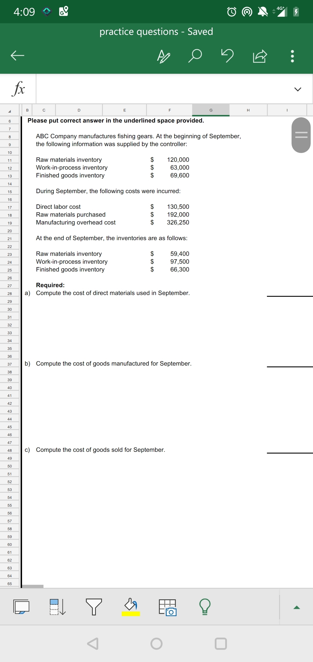  Need solution for me to learn practice questions - Saved lea/OM)