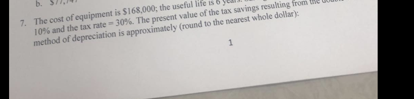 Given cash flows for an investment proposal: Years 1/ $4,000: 2/ 53.500.