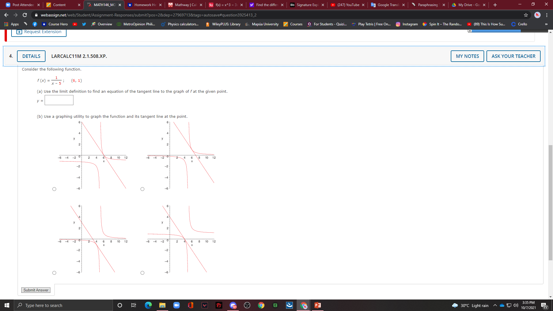 | Cal X Sy f(x) = x43 - 3 x x y!