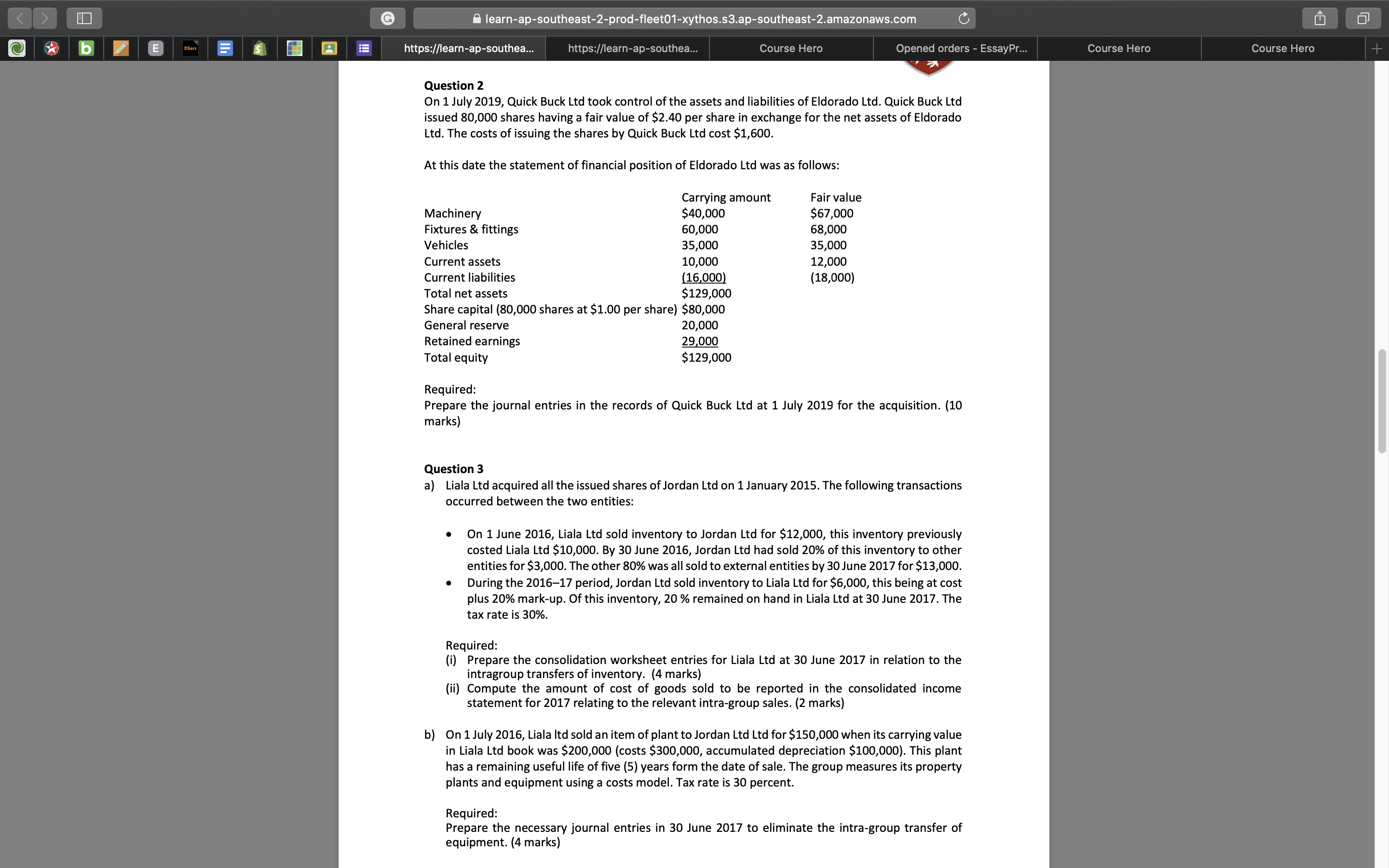 and 3 G learn-ap-southeast-2-prod-fleet01-xythos.s3.ap-southeast-2.amazonaws.com C O b E DSers S https://learn-ap-southea https://learn-ap-southea