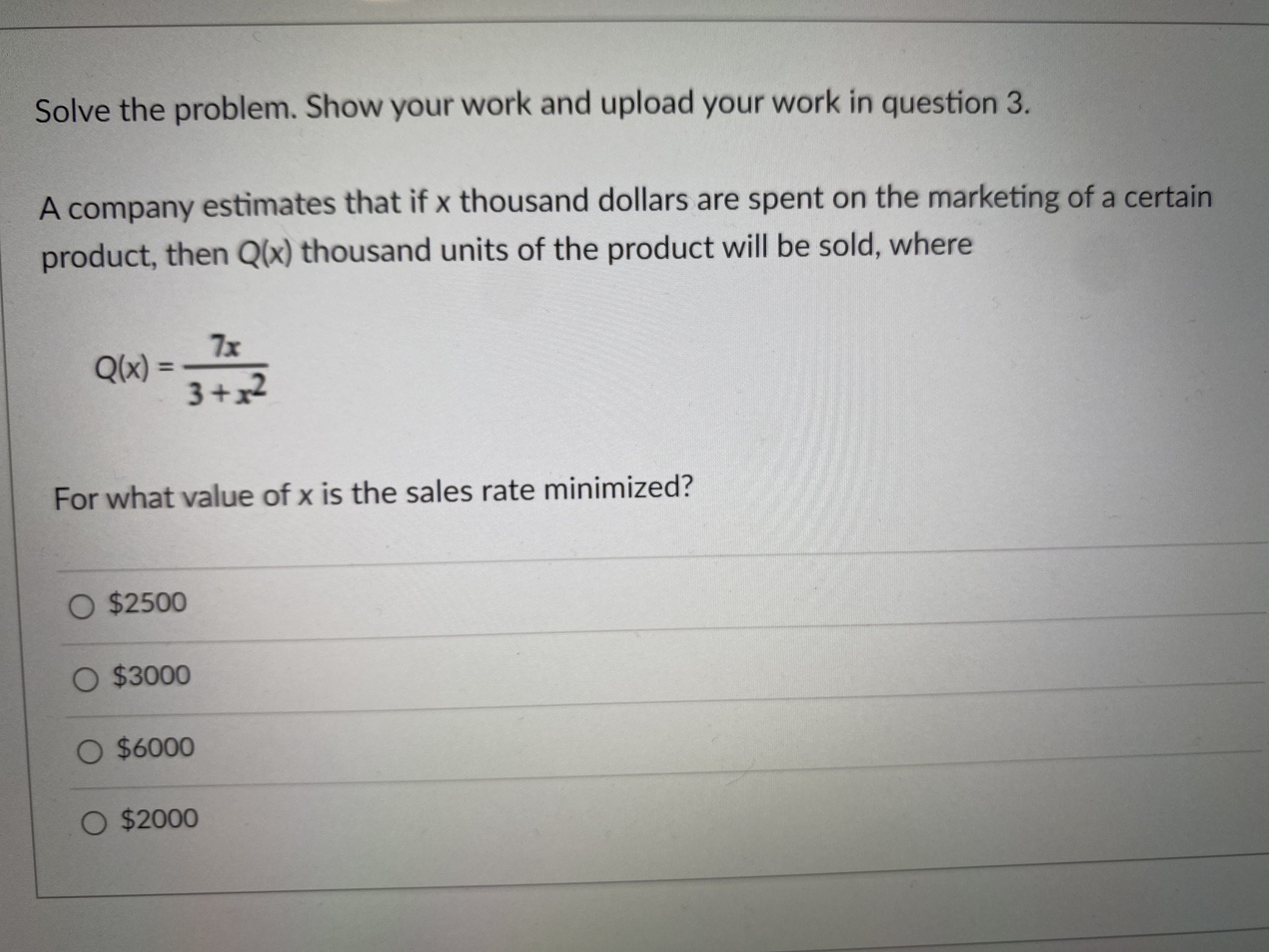 million per month, where P(t) = 2t (1+ 6)2 What happens to