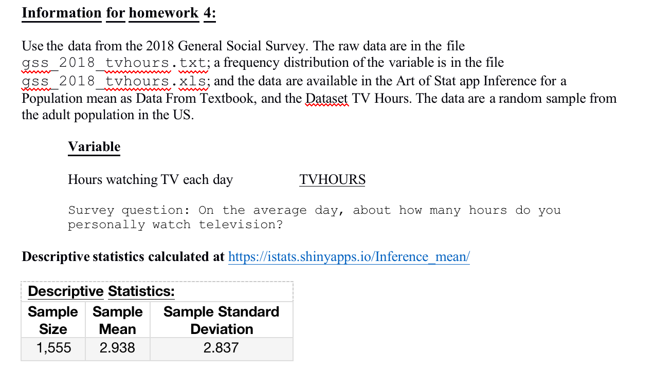 Use the data from the 2018 General Social Survey. The raw data