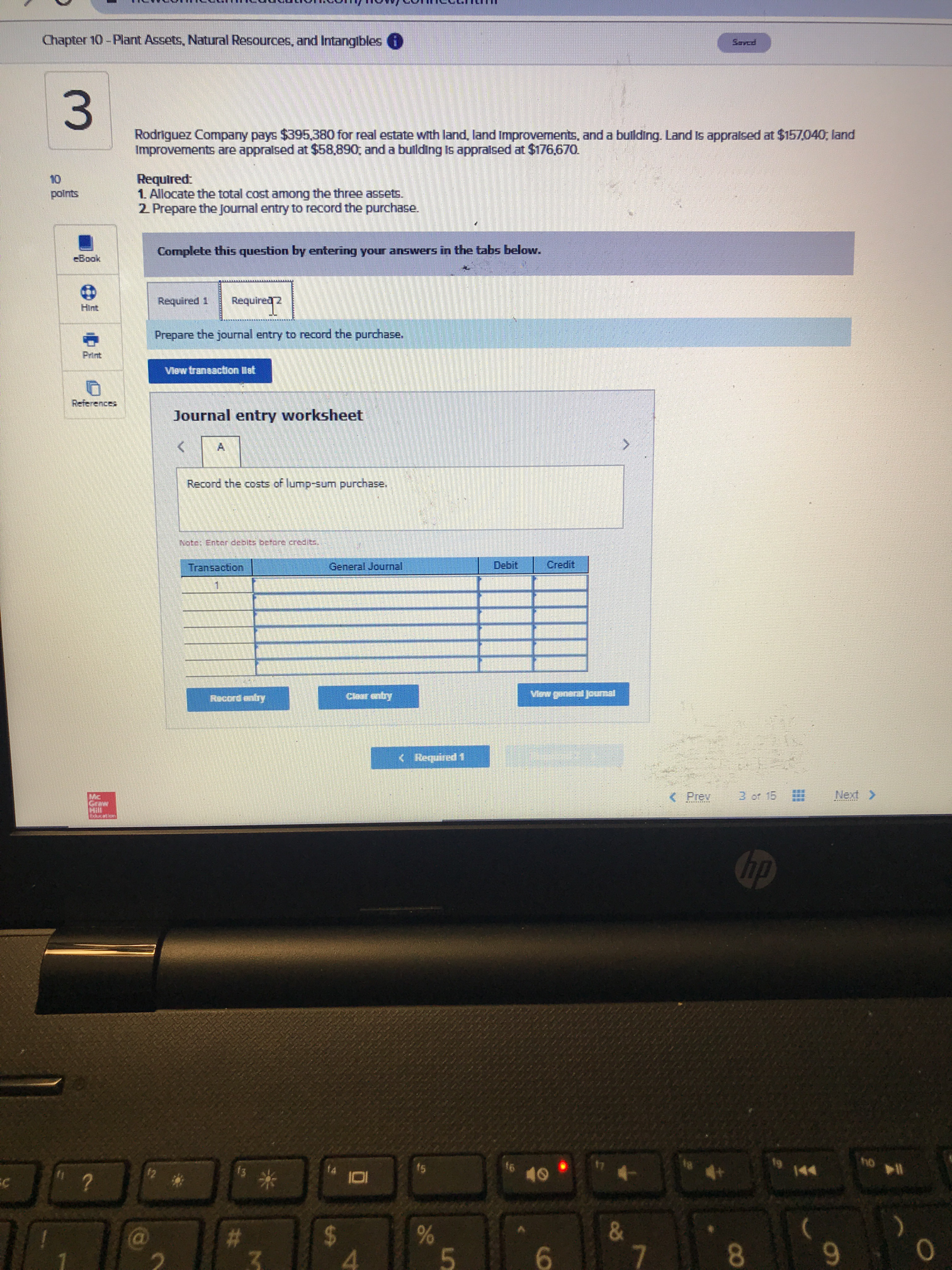 newconnect.mheducation.com/flow/connect.html 10 - Plant Assets, Natural Resources, and Intangibles () Saved Rodriguez