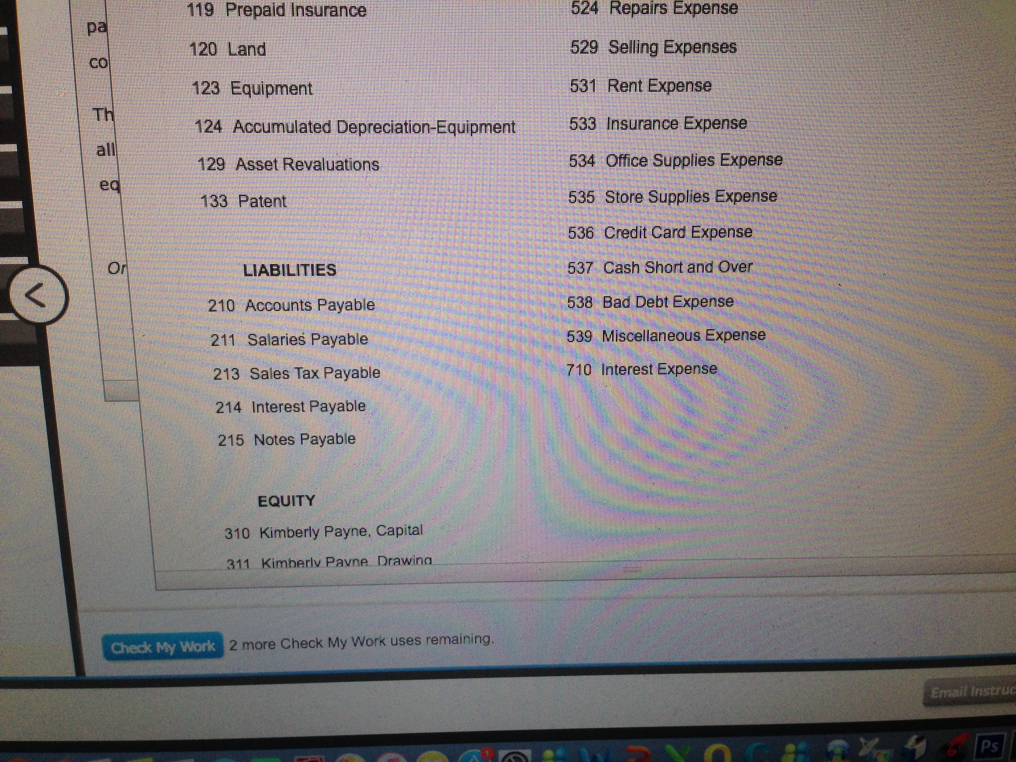 'in 'ent equipment is to be valued at $91,740. On December 1,