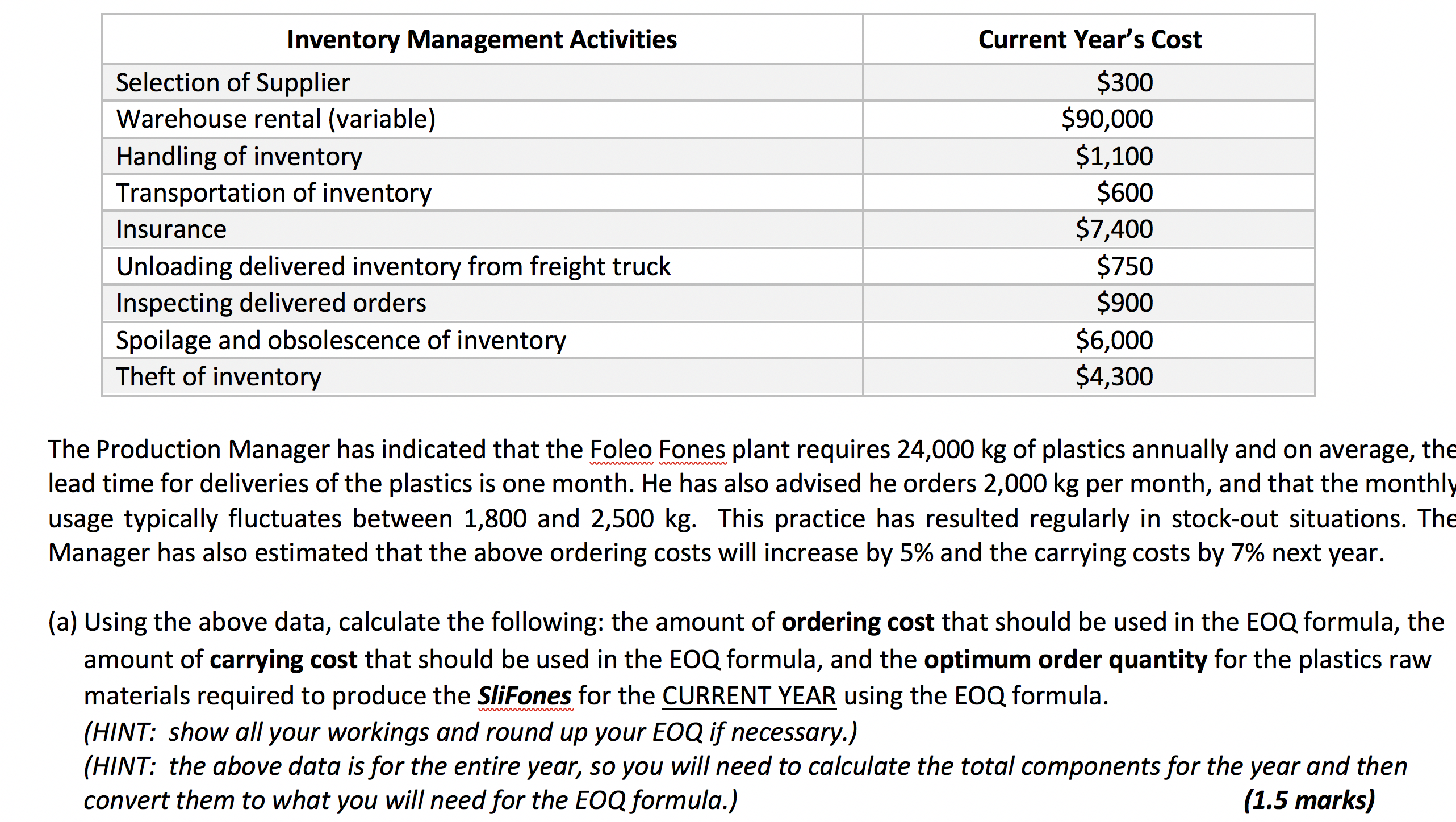 Hi i would like an answer for the given attached pictures