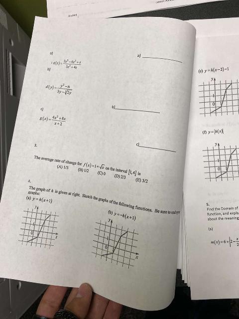 interval [1, 4] is (A) 1/3 (010 (0)23 (3) 3/2 4. Find