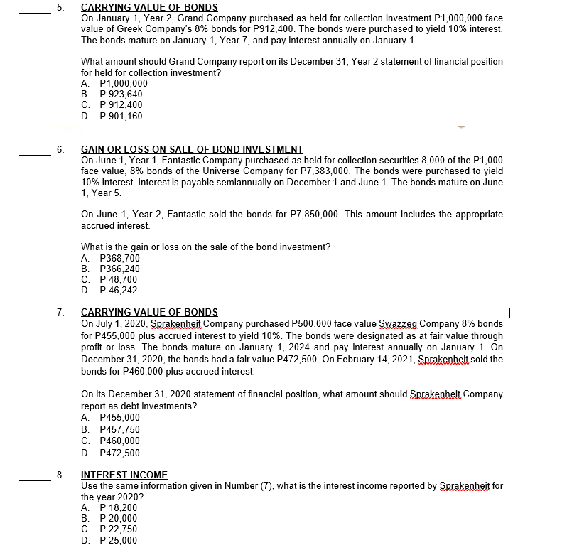 October 31 and April 30. The company rid not elect to measure