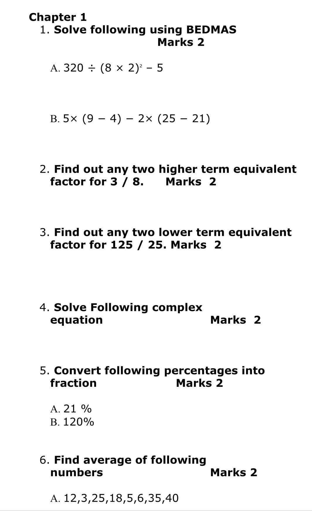  Please help me solve from 1 to 6 Chapter 1 1.